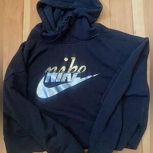 Nike cropped hoodie sz small